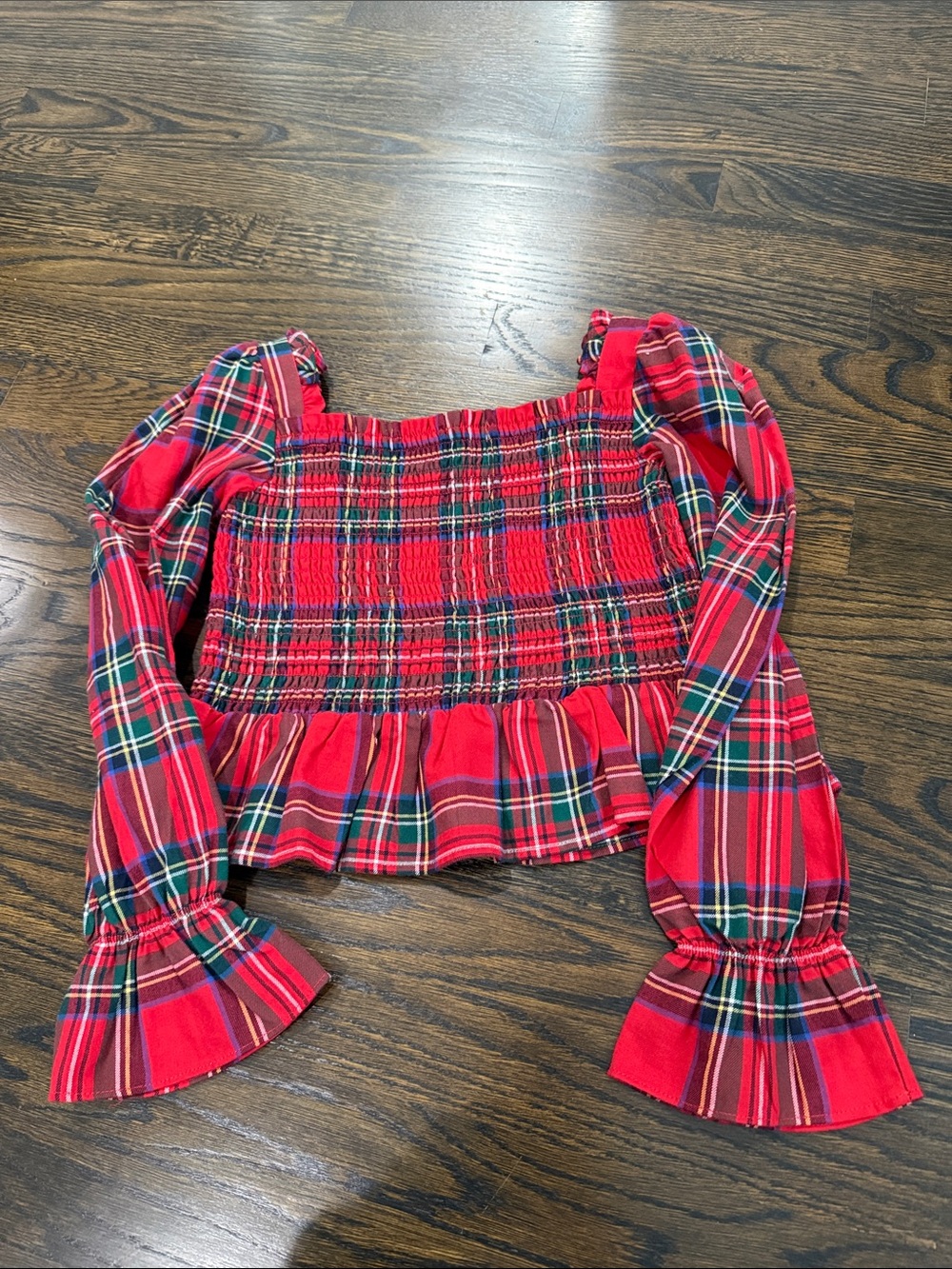 Janie and Jack tartan smoked too